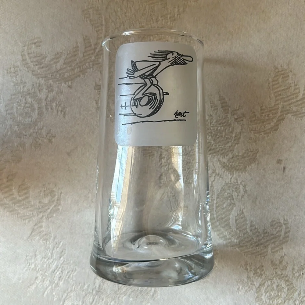 Set of vintage Johnny Hart BC Comics Thor Caveman Bartlett Collins 12 oz tumbler